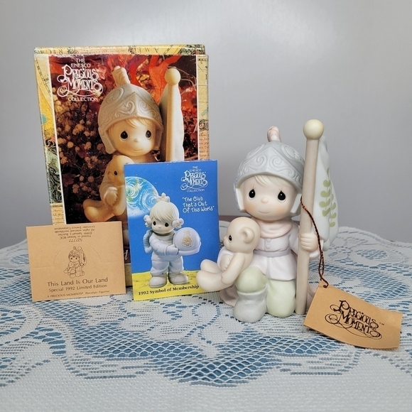 Precious Moments This Land Is Our Land Special 1992 Edition Christopher Columbus - Picture 10 of 17